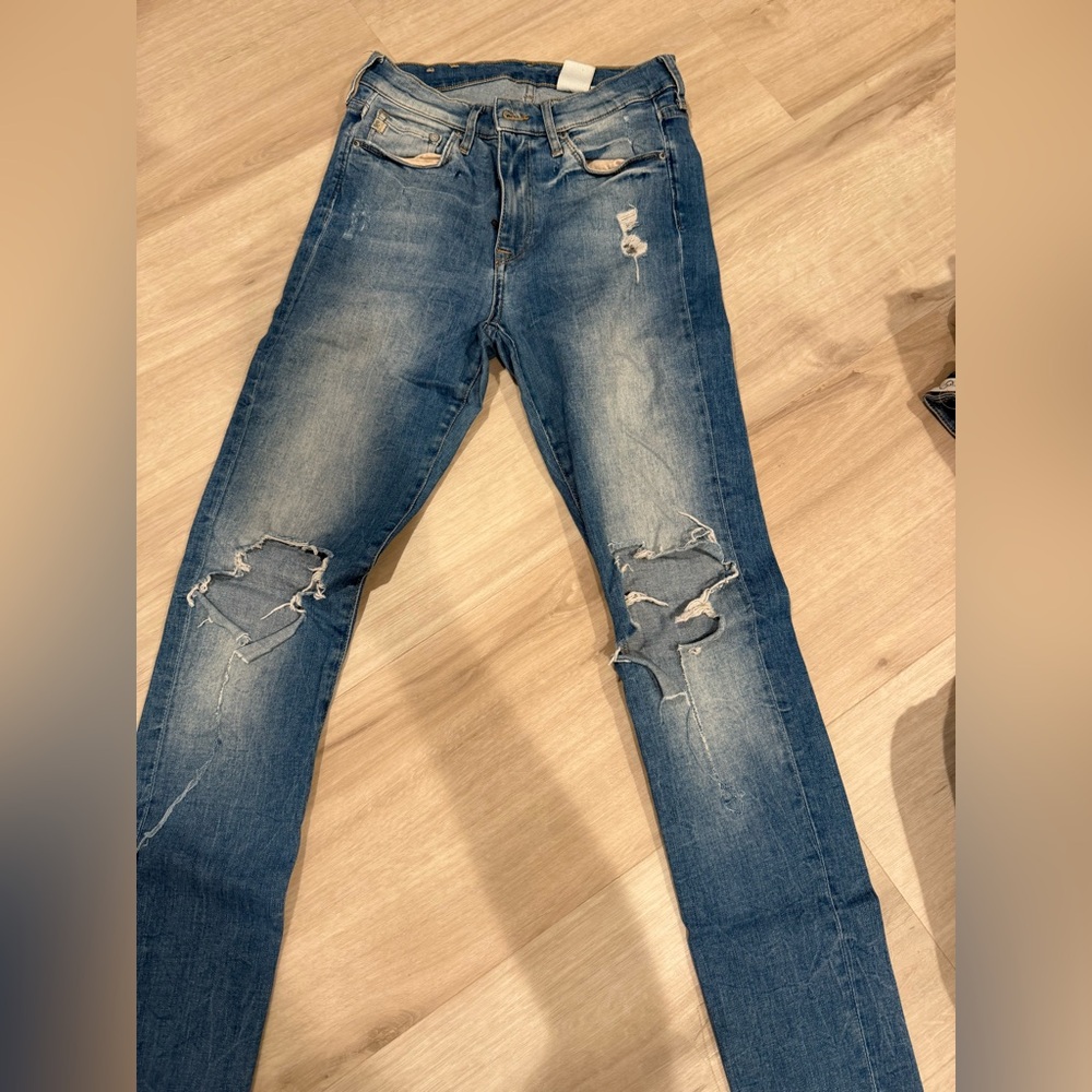 Zara Sky Blue Shaping Denim